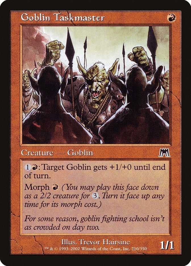 Image for Goblin Taskmaster (210) - Magic: The Gathering