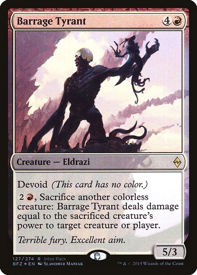 Image for Barrage Tyrant (127) - Magic: The Gathering