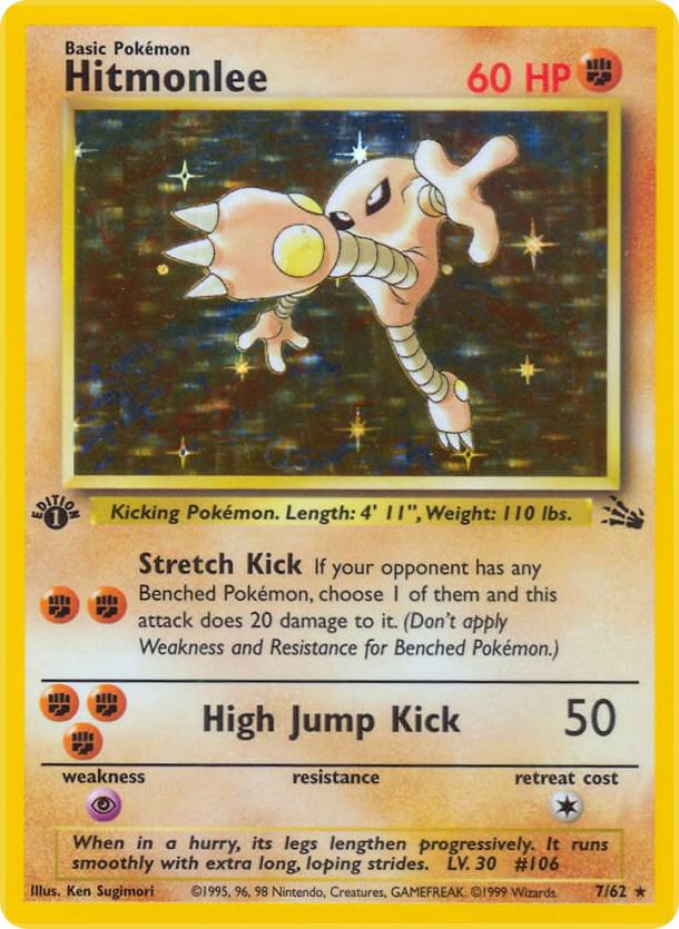 Image for Hitmonlee (7) (07/62) (FO) - Pokemon