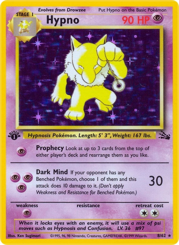 Image for Hypno (8) (08/62) (FO) - Pokemon