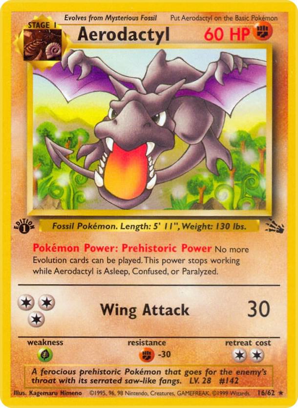 Image for Aerodactyl (16) (16/62) (FO) - Pokemon