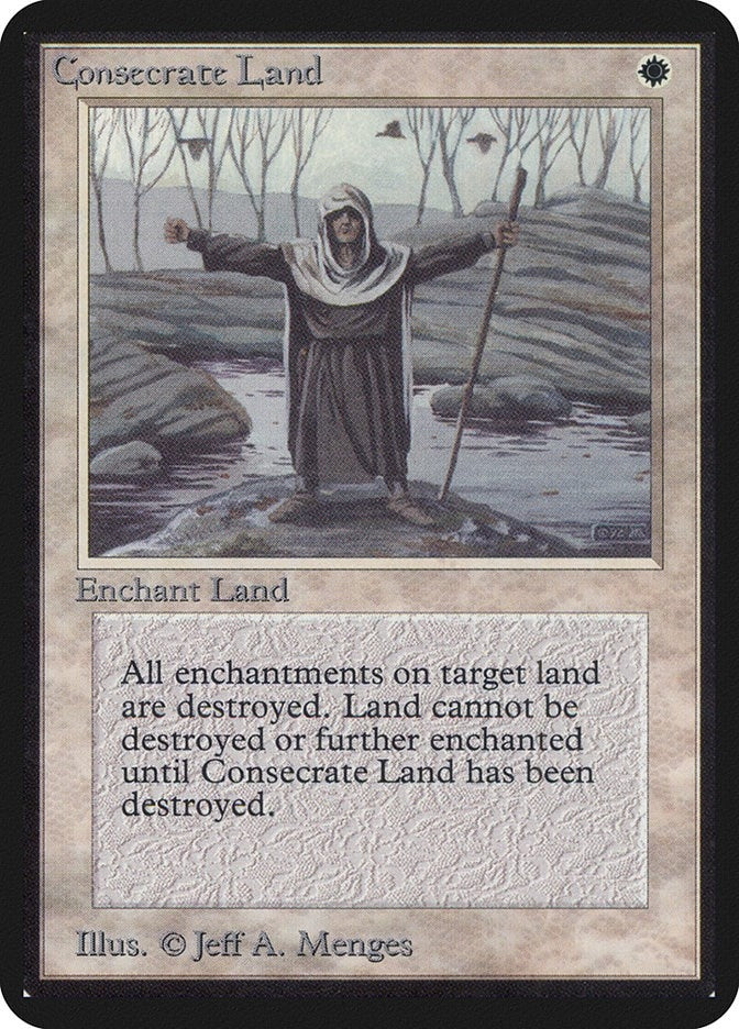 Image for Consecrate Land - Magic: The Gathering