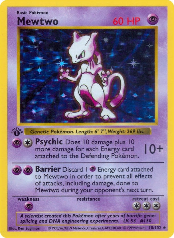 Image for Mewtwo (010/102) (BSS) - Pokemon