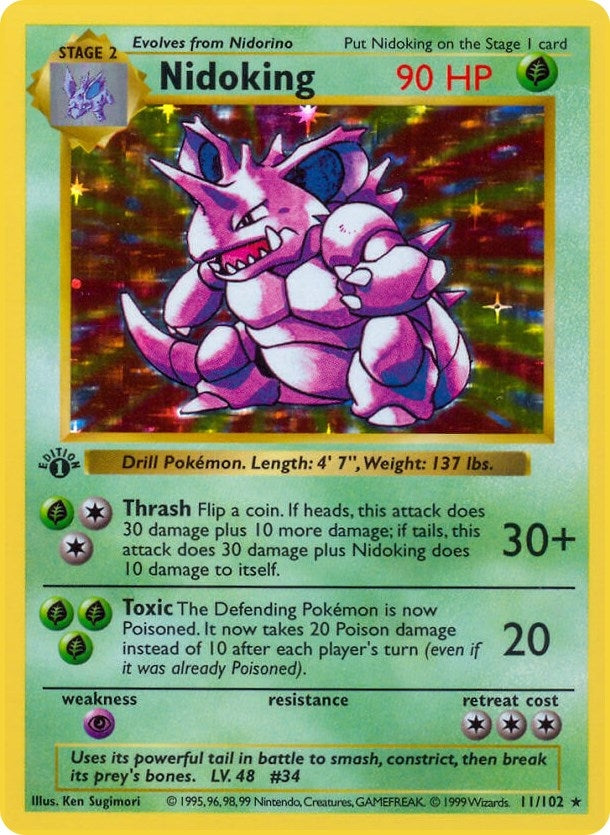 Image for Nidoking (011/102) (BSS) - Pokemon