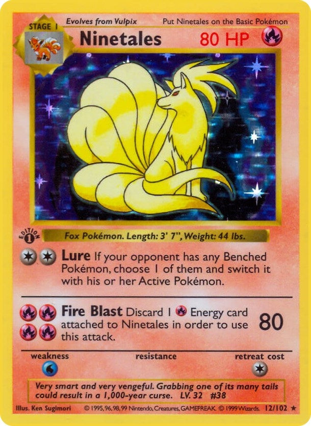 Image for Ninetales (012/102) (BSS) - Pokemon