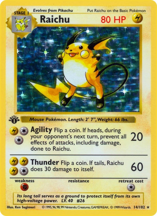 Image for Raichu (014/102) (BSS) - Pokemon