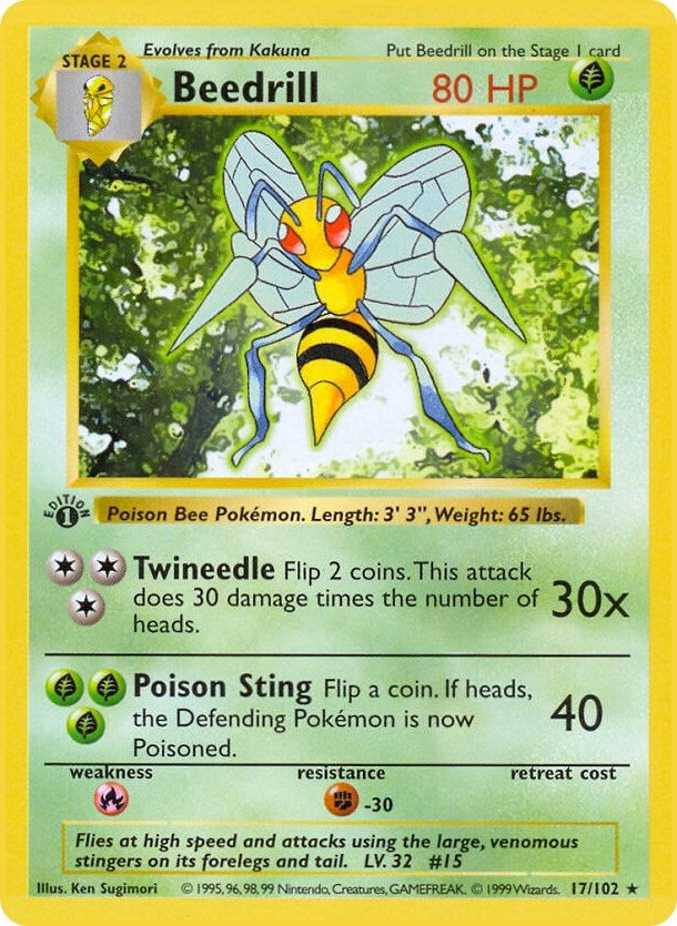 Image for Beedrill (017/102) (BSS) - Pokemon