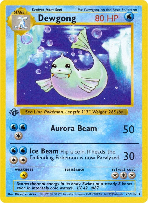 Image for Dewgong (025/102) (BSS) - Pokemon
