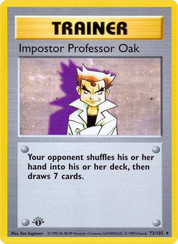 Image for Impostor Professor Oak (073/102) (BSS) - Pokemon