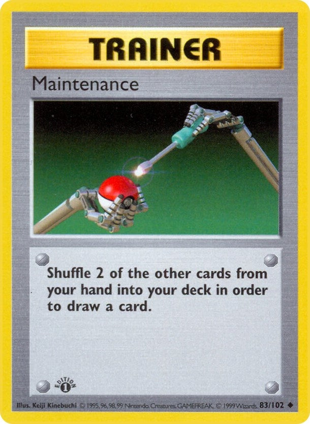 Image for Maintenance (083/102) (BSS) - Pokemon