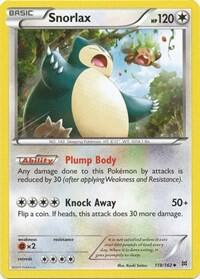 Image for Snorlax (118/162) (BKT) - Pokemon