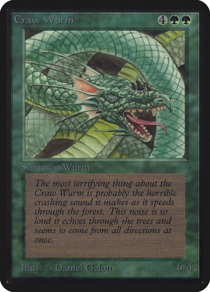 Image for Craw Wurm - Magic: The Gathering