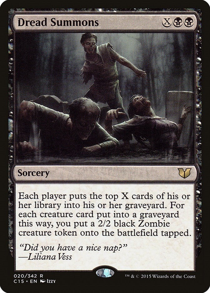 Image for Dread Summons (20) (C15) - Magic: The Gathering