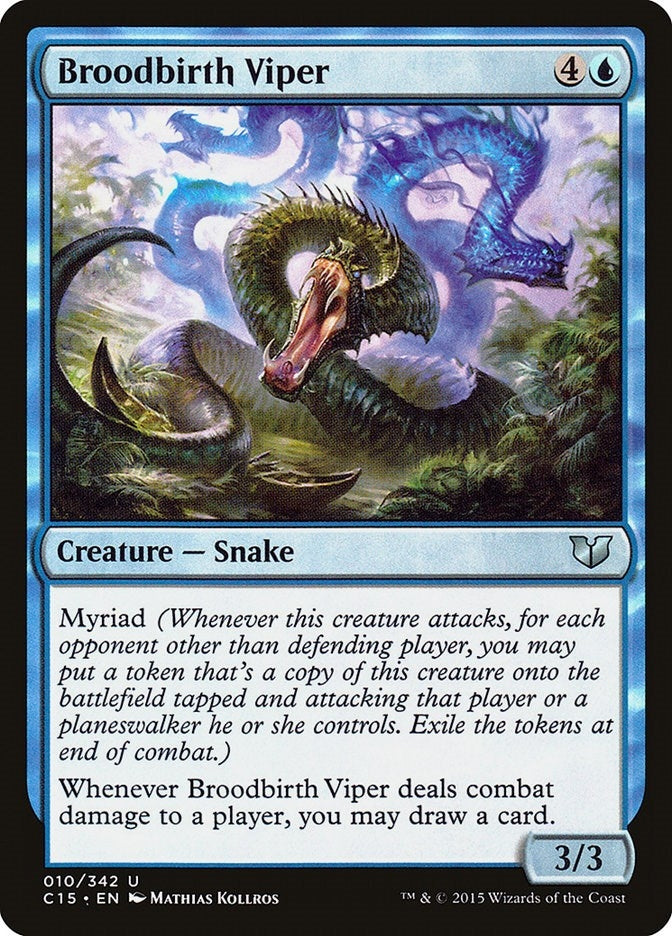 Image for Broodbirth Viper (10) - Magic: The Gathering