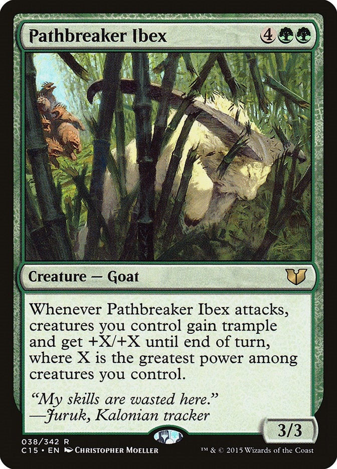 Image for Pathbreaker Ibex (38) (C15) - Magic: The Gathering