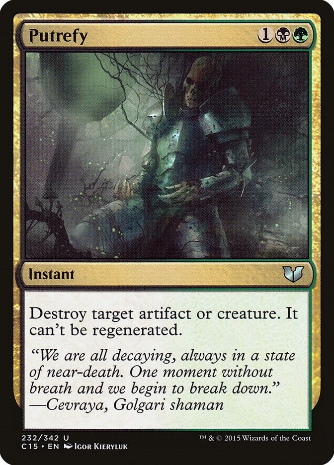 Image for Putrefy (232) - Magic: The Gathering