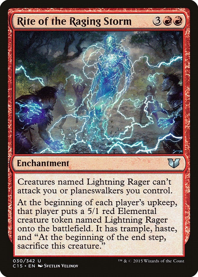 Image for Rite of the Raging Storm (30) - Magic: The Gathering