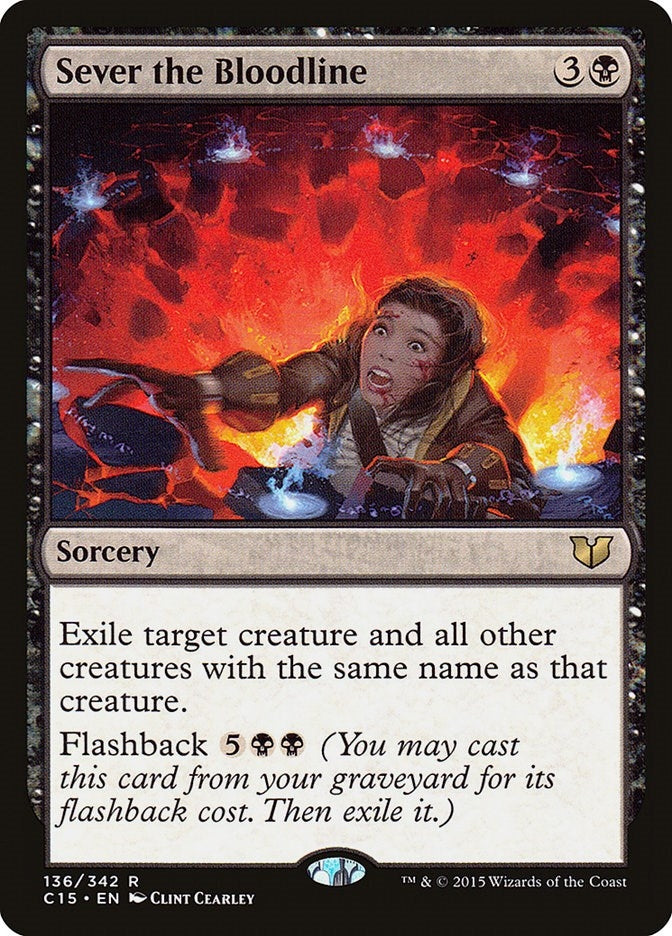 Image for Sever the Bloodline (136) (C15) - Magic: The Gathering