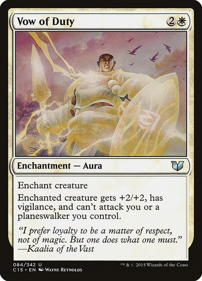 Image for Vow of Duty (84) (C15) - Magic: The Gathering