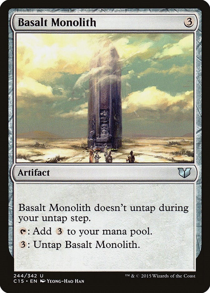 Image for Basalt Monolith (244) - Magic: The Gathering