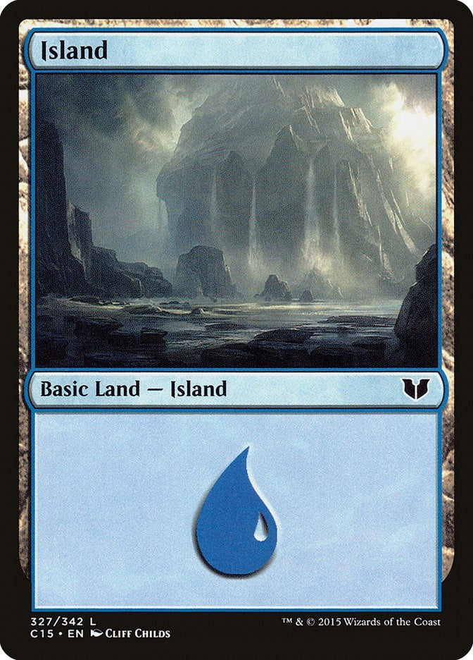 Image for Island (327) (327) (C15) - Magic: The Gathering