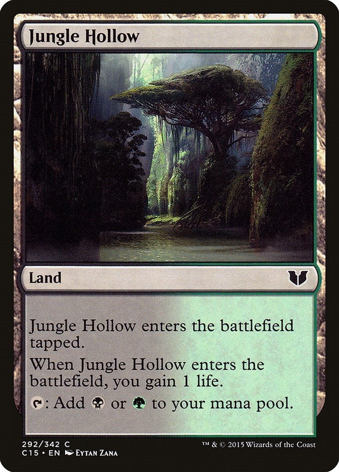 Image for Jungle Hollow (292) (C15) - Magic: The Gathering