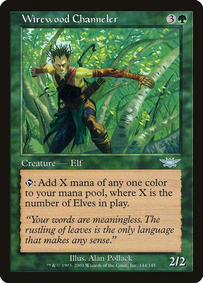 Image for Wirewood Channeler (144) - Magic: The Gathering