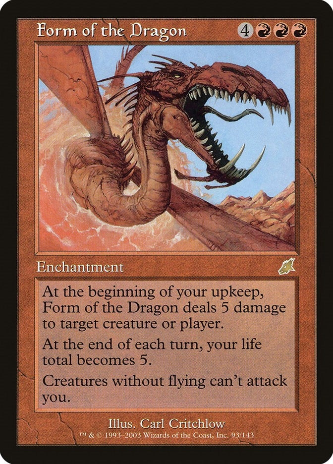 Image for Form of the Dragon (93) - Magic: The Gathering