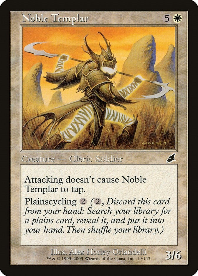 Image for Noble Templar (19) - Magic: The Gathering