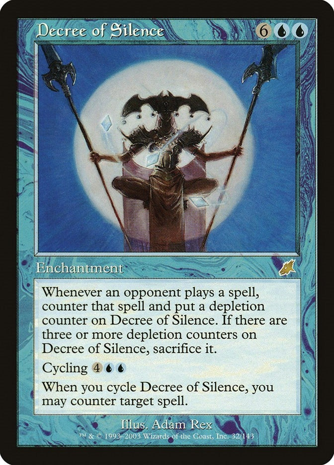 Image for Decree of Silence (32) - Magic: The Gathering
