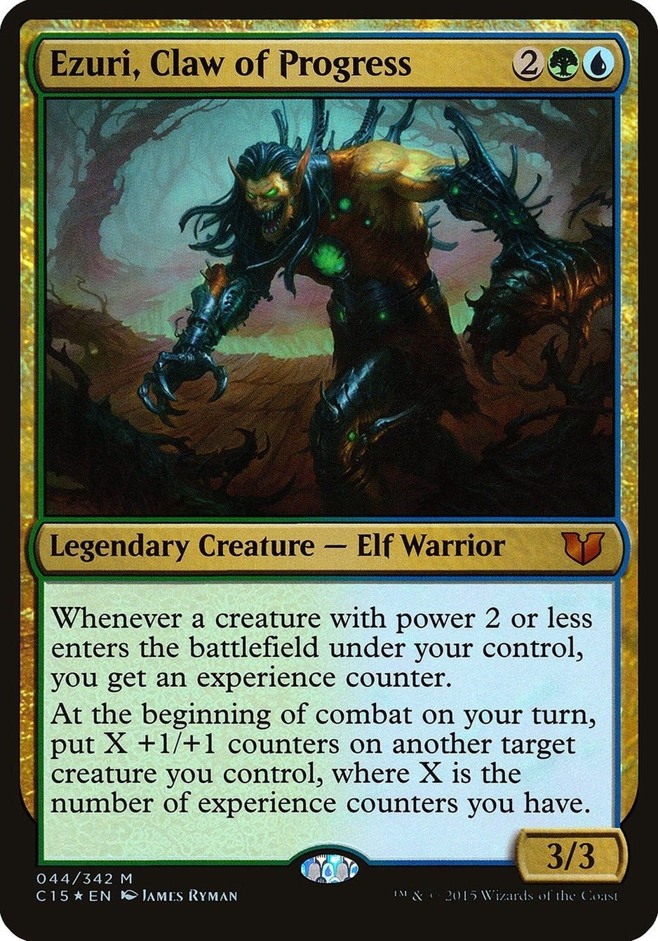 Image for Ezuri, Claw of Progress (Commander 2015) (44) - Magic: The Gathering