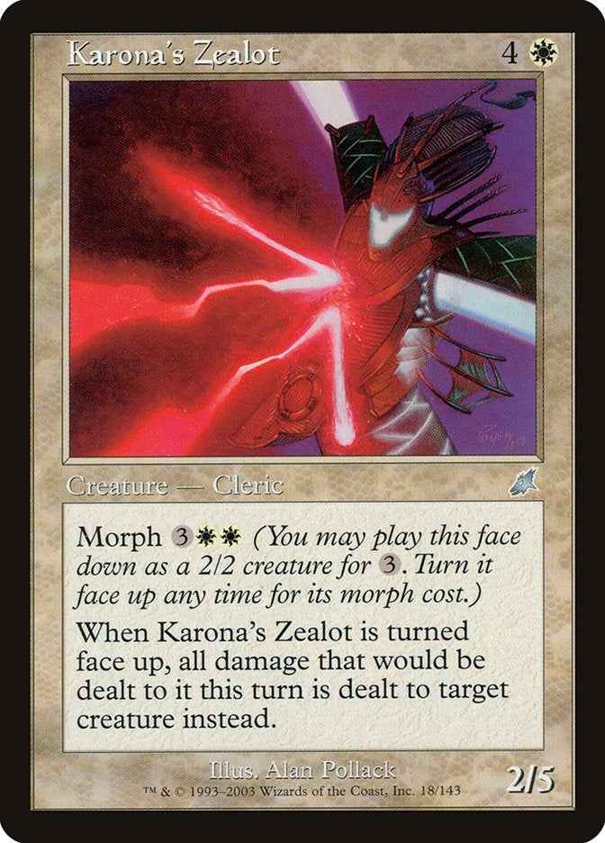 Image for Karona's Zealot (18) - Magic: The Gathering