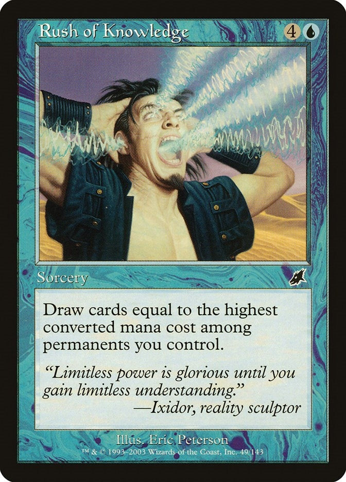 Image for Rush of Knowledge (49) - Magic: The Gathering