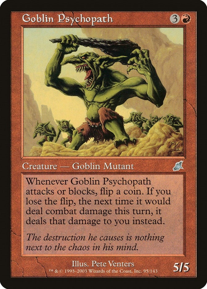 Image for Goblin Psychopath (95) - Magic: The Gathering