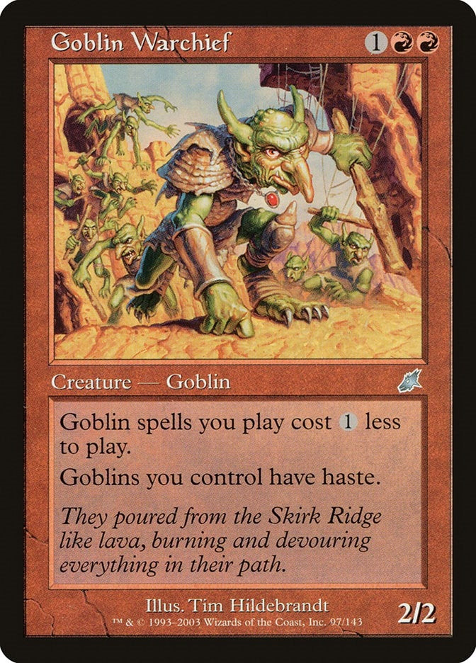 Image for Goblin Warchief (97) - Magic: The Gathering