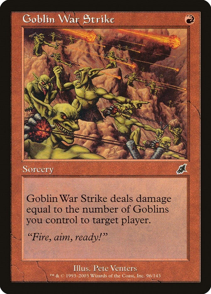 Image for Goblin War Strike (96) - Magic: The Gathering
