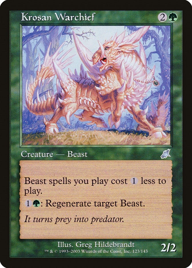Image for Krosan Warchief (123) - Magic: The Gathering