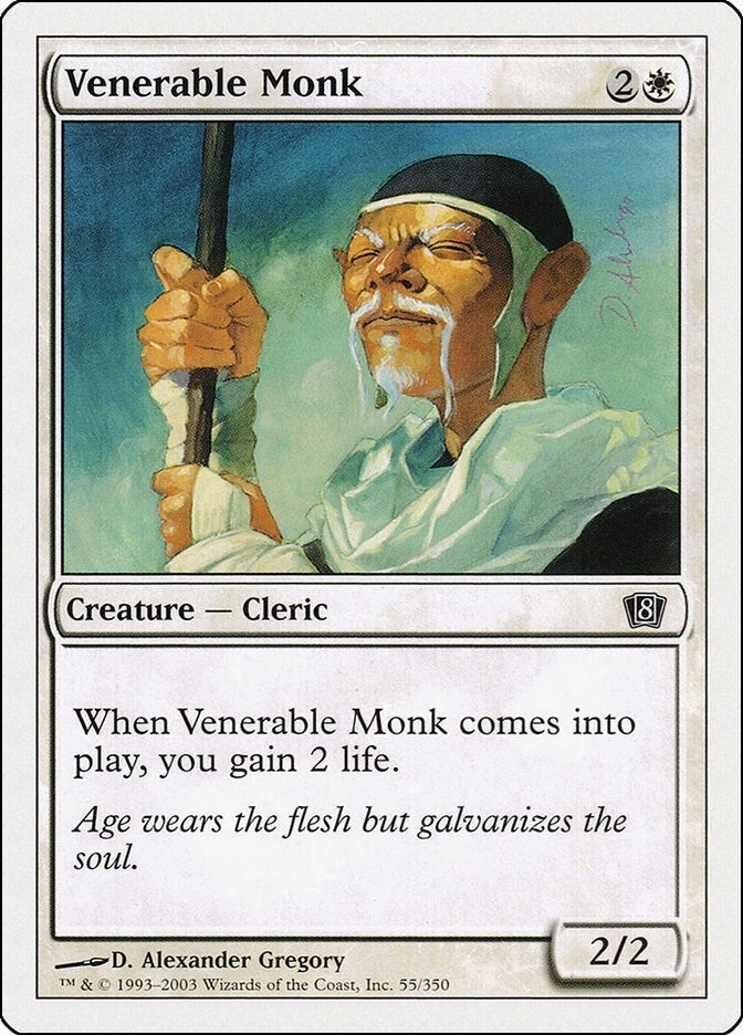 Image for Venerable Monk (55) - Magic: The Gathering