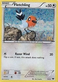 Image for Fletchling (011/012) (M14) - Pokemon