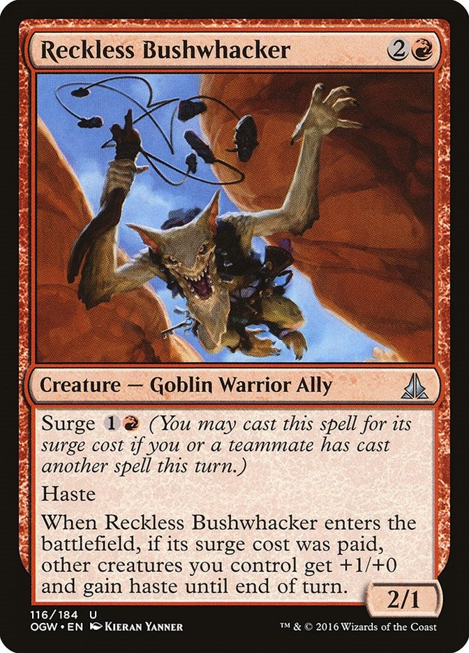 Image for Reckless Bushwhacker (116) - Magic: The Gathering