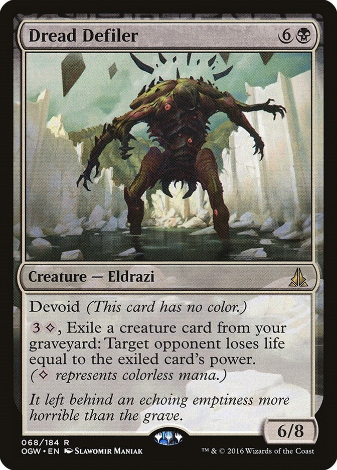 Image for Dread Defiler (68) - Magic: The Gathering