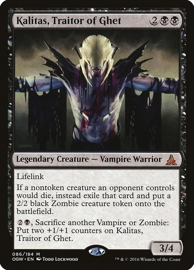 Image for Kalitas, Traitor of Ghet (86) - Magic: The Gathering