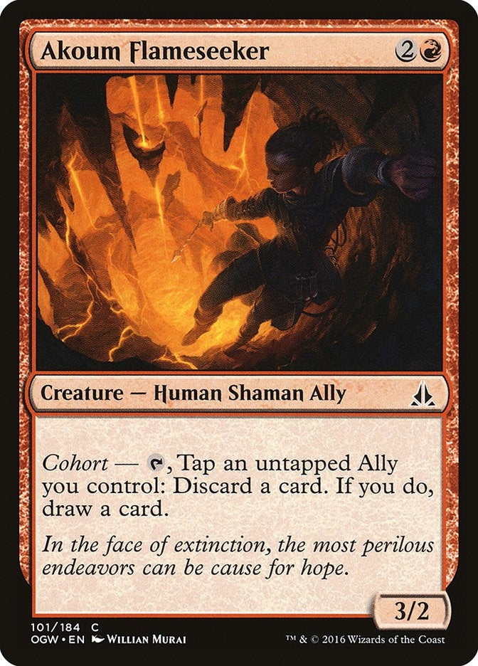 Image for Akoum Flameseeker (101) (OGW) - Magic: The Gathering