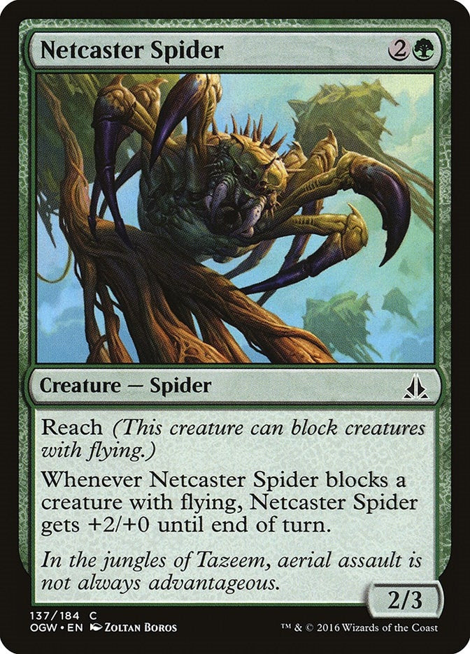 Image for Netcaster Spider (137) - Magic: The Gathering
