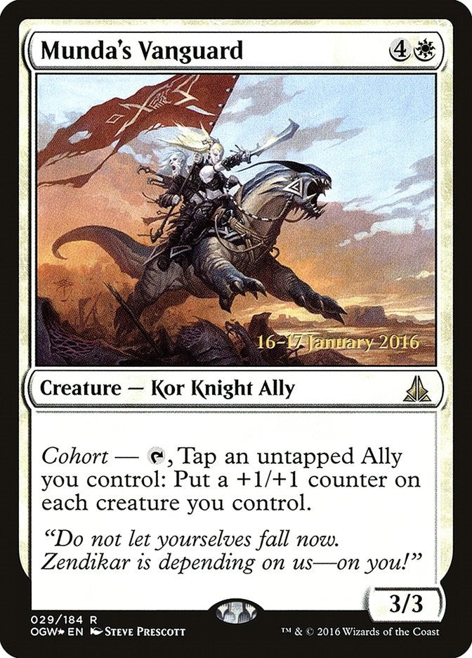 Image for Munda's Vanguard (29) - Magic: The Gathering