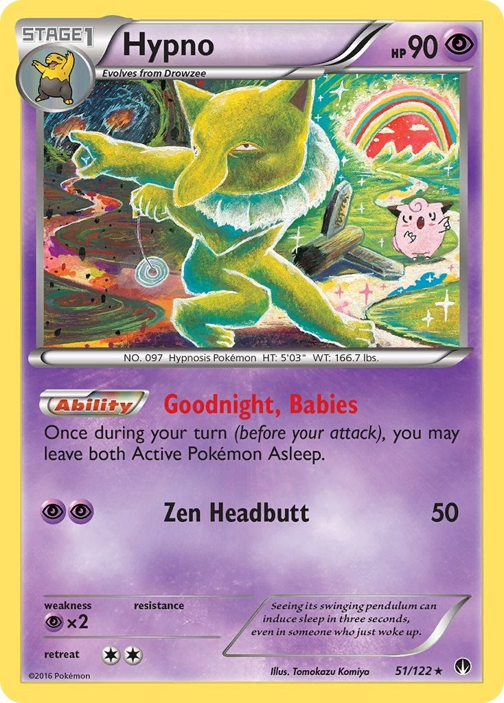 Image for Hypno (51/122) (BKP) - Pokemon