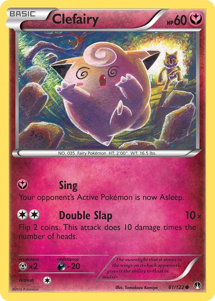 Image for Clefairy (81/122) (BKP) - Pokemon