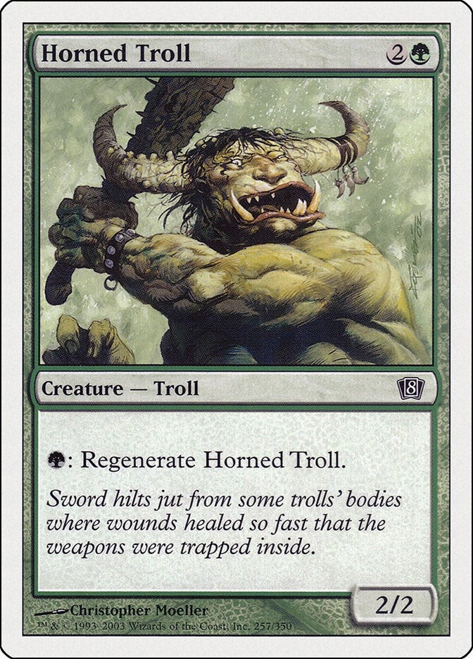 Image for Horned Troll (257) - Magic: The Gathering