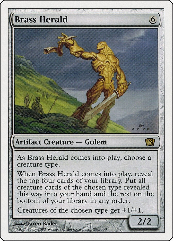 Image for Brass Herald (293) (8ED) - Magic: The Gathering