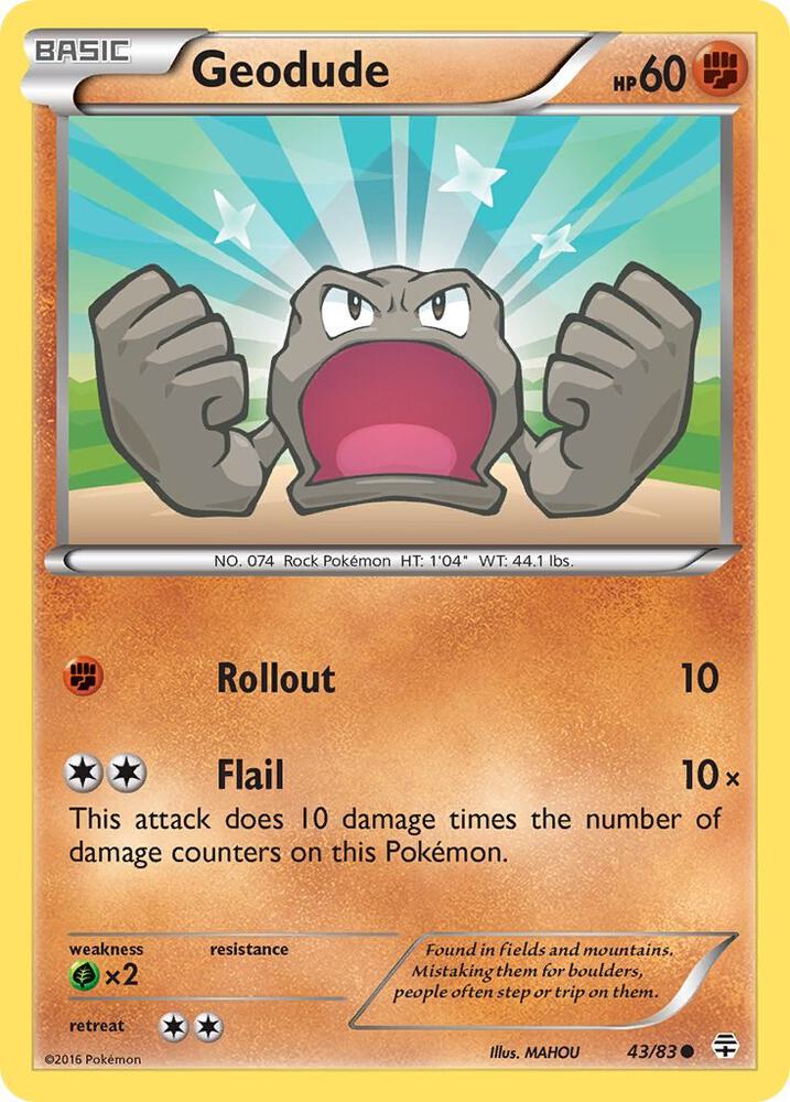 Image for Geodude (43/83) (GEN) - Pokemon